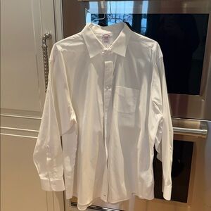 Worn Once Brooks Brothers White Striped Buttondown